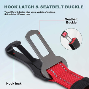 <span class=keywords><strong>Ceinture</strong></span> de sécurité <span class=keywords><strong>pour</strong></span> <span class=keywords><strong>chien</strong></span> en nylon réglable avec logo personnalisé, 3-en-1, <span class=keywords><strong>ceinture</strong></span> de siège <span class=keywords><strong>pour</strong></span> <span class=keywords><strong>chien</strong></span> robuste avec bungee - Product Image 6