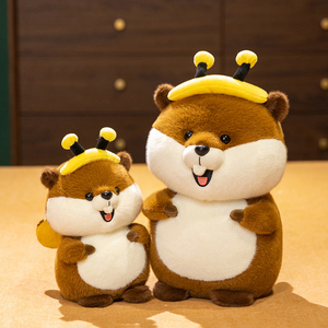 Nuovi Giocattoli di Peluche Trasformabili a Forma di Marmotte, Coccinelle e Api, Bambole Super Morbide, Regali di Compleanno per Bambini - Product Image 5