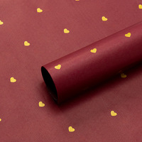 China Factory Sale Cute Dot Bouquet Flower Wrapping Paper 50cm*70cm Uncoated Specialty Digital Printed Paper & Paperboards