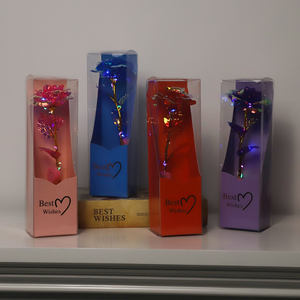 <span class=keywords><strong>ดอกไม้</strong></span>คริสตัลรูปดอกกุหลาบมีไฟ LED กุหลาบของขวัญส่งเสริมการขายสำหรับงานแต่งงานของขวัญวันวาเลนไทน์สำหรับผู้หญิง - Product Image 6