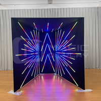 Cabine Photo Portable Personnalisable à Montage Rapide 360° avec Éclairage LED pour Événements, Fêtes, Salons Professionnels et Expositions – Style Vogue