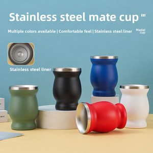 Vaso de Acero Inoxidable 304 de 8oz para <span class=keywords><strong>Mate</strong></span>, con Filtro, Aislamiento al Vacío, Mini Forma de Calabaza, para <span class=keywords><strong>Mate</strong></span> <span class=keywords><strong>Argentino</strong></span>, Mantiene la Temperatura de 6 a 12 Horas - Product Image 4