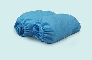 एक बार का उपयोग नीले गैर-बुना कपड़ा धूल-प्रूफ मोटी-सोल्ड जूता कवर और पैर कवर साफ कमरों के लिए उपयुक्त हैं। - Product Image 5