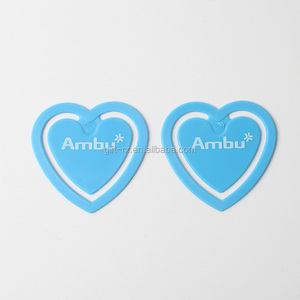 Fermagli per Carta a Forma di Cuore Personalizzati e Segnalibri in <span class=keywords><strong>Plastica</strong></span>, Accessori Carini e Pratici - Product Image 4