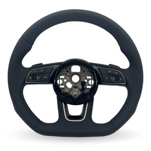 Volant personnalisé en cuir pleine fleur <span class=keywords><strong>S</strong></span> <span class=keywords><strong>Line</strong></span> pour <span class=keywords><strong>Audi</strong></span> S4 S7 B6 S6 <span class=keywords><strong>A3</strong></span> A6 S1 Q5 8R C6 B9 C8 Q7 - Product Image 2