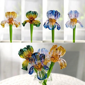 Set Regalo Aziendale per la Festa della Mamma, Personalizzato, Artigianale, Impermeabile, in Vetro Colorato, Mini <span class=keywords><strong>Fiore</strong></span> in Stile Naturale - Product Image 5