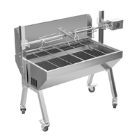 Motor Rotisserie BBQ Pengganti, Tugas Berat, Elektrik, Pemutar Tusuk Sate Torsi Tinggi, Motor Panggang Otomatis, Pemutar Daging Otomatis untuk Daging Kambing dan Ayam