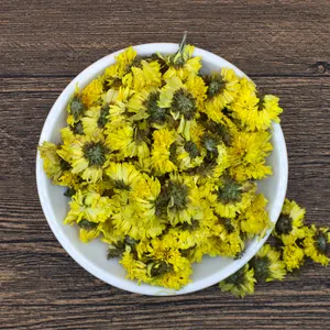 Manfaat sehat bunga krisan kering herbal Cina kualitas baik Gansu Guocao