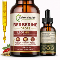 Complément alimentaire liquide biologique OEM à la berbérine pour la digestion et le soutien immunitaire – Gouttes de berbérine
