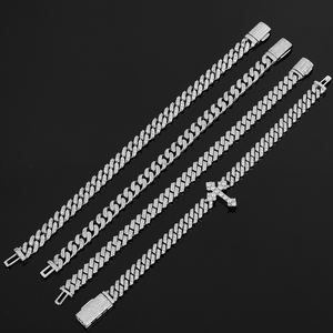 ओगेफेली मोइसेसानाइट क्यूबन चेन मी लिंक ब्रेसलेट s925 925 स्टर्लिंग सिल्वर ग्राम वी डी कलर गोल्ड प्लेटेड कैलेना क्यूबाना हिप हॉप - Product Image 3