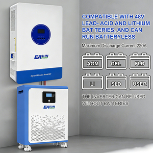 Inversor Solar Híbrido <span class=keywords><strong>EASUN</strong></span> ISolar SMT de 12KW, Funciona en Modo Paralelo sin Batería, con WiFi - Product Image 4