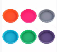 Couvre-boîtes en silicone réutilisables personnalisés pour les boissons gazeuses, la bière, les jus, les couvercles de canettes rondes, doux, anti-poussière, couvercles de canettes de boissons, couvercles de canettes