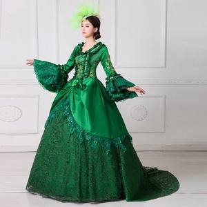 Vestido de Halloween de mujer personalizado Ecoparty, disfraz de princesa medieval victoriana, vestido de María Antonieta VICT - Product Image 2