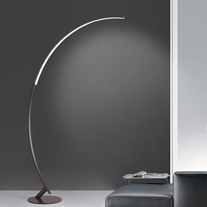 Trang trí nội thất phòng ngủ điều khiển từ xa Dimmable LED hiện đại góc sàn đèn với bảng đứng ánh sáng - Product Image 3