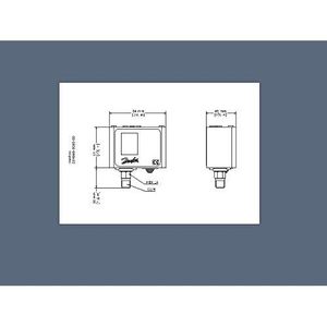 Danfoss Pressure <b>Switch</b> Kp35 0.2 To 7.5 Bar G1 2 Air Spdt Surface Mount - Product Image 6