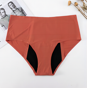 En Stock Offre Spéciale mi-hauteur sans couture période menstruelle culotte 4 couches absorbant étanche Culotte menstruelle allongée - Product Image 2