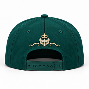 High Quality Structured Flat Gorras Embroidery Letter Logo 6 Panel Fitted Hat Gorras Snapback Cap With Custom Logo - Product Image 3