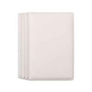 Bolsa de Pasaporte Multifuncional de Cuero Blanco, Porta Tarjetas, Funda Protectora para Viajes al Extranjero, Elegante Porta Documentos y Certificados - Product Image 4