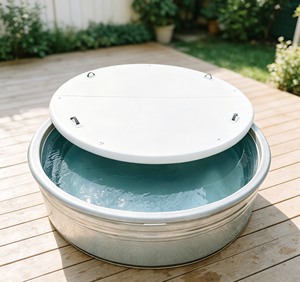Housse de protection DWF gonflable personnalisée et durable, anti-UV et anti-poussière, isolée thermiquement, pour <span class=keywords><strong>baignoire</strong></span> portable d'extérieur (bain chaud/froid) - Product Image 3
