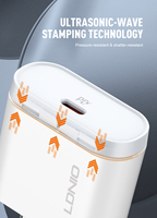 Cargador de Pared LDNIO Q111 Original al por Mayor, Adaptador USB Tipo C PD de 20 W, Cargador Rápido para Teléfono Celular, Cargador de Energía para Teléfono Móvil