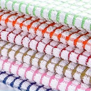 कपास टेरी रसोई के पकवान कपड़े धोने के लिए सुपर नरम अवशोषण त्वरित सुखाने डिश रैग्स - Product Image 4