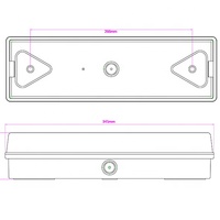 Luz de Emergencia LED Recargable de Alta Densidad 2835 SMD, Resistente al Agua IP65, con Tres Horas de Autonomía, Personalizable OEM, para Almacenes Industriales