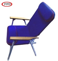 Chaise pliante en toile de la marque FOYO, fabriquée en tube d'aluminium, légère et portable, pour bateau/yacht/kayak/accessoire de bateau