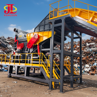 Doppelwellen-Schwerlast-Metallschredder mit Motor für Edelstahl- und Aluminiumschrott-Recyclingsysteme