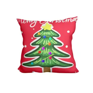 Noel ağacı Modern Minimalist yastık 45x45 baskılı ev dekor kanepe yastığı kapak ve koltuk kılıfı