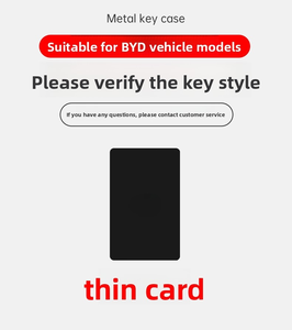 Étui pour clé de voiture BYD, Seagull NFC Dolphin Song Pro Song Plus Qin, étui en métal entièrement fermé avec clip - Product Image 6