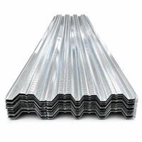 Matériaux de construction métalliques YX38-152-914, dalle de plancher en acier à nervures ouvertes haute résistance pour projet de coulage de béton