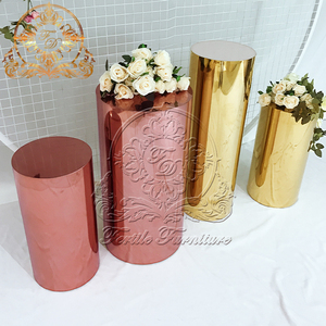 Luxury <strong>Mirror</strong> Stainless Steel Modern Metal <strong>Column</strong> for Wedding - Product Image 3