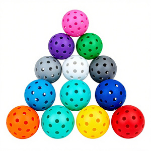 Wholesale <b>Pickleball</b> <b>Balls</b> 26-Hole Indoor / 40-Hole Outdoor Lightweight Plastic Holes <b>Balls</b> <b>for</b> Training & Recreational Play - Product Image 1