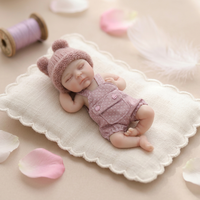 Mini poupée souple en silicone de 6 pouces, taille paume, anatomiquement correcte, pour fille, étanche, lavable, ensemble de collection et de cadeaux