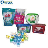 Kapsul Deterjen Polyva Laris Manis, Sabun Cuci Pakaian Cair, Produk Pembersih, Kemasan Karton, Pembersih Pakaian untuk Berkemah