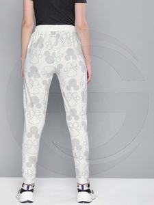 Pantalones de correr con estampado para mujer, pantalón con bolsillos y cremallera, cónico, para correr, ropa informal - Product Image 3