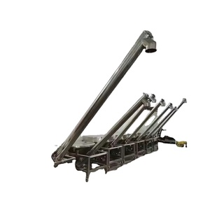 Stainless steel inclined cement salt powder conveyor vertical screw conveyor screw - Product Image 1