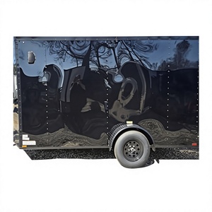 Remolque de Carga Cerrado EKO 6X12 de Eje Único, Exterior de Vinilo Negro, Capacidad de Carga de 1001-2000 kg - Product Image 1