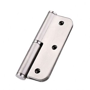 Charnière de porte pliante en acier inoxydable au design moderne, quincaillerie réglable à 180 degrés, garantie 4 ans, pour installations de loisirs - Product Image 3