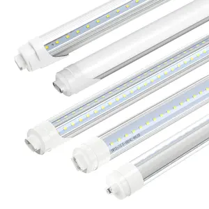 Jesled r17d 8ft 96 ''45 W 50W 72W 90W r17d cơ sở T8 LED ống với OEM ODM chiếu sáng trong nhà nhôm 3000k-6500K rõ ràng/Frosted FCC