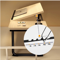 Table de lit pliable et extensible pour ordinateur portable, bureau paresseux portable pour étudiants, dortoir, maison, chambre à coucher, activités de travail