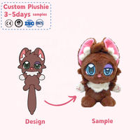 Mascotte de personnage de dessin animé, mini animaux en peluche, fabricants de peluches personnalisées, peluche personnalisée, poupée en peluche d'anime