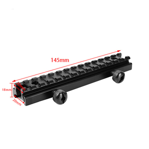 Plateforme de montage d'équipement en aluminium sur mesure 145 mm à 14 fentes, plaque de base solide multi-positions 20 mm pour fixation d'équipement extérieur - Product Image 6