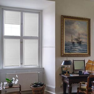 Nouveau facile à installer 100% stores à voie latérale occultants bande occultante en aluminium bâton <span class=keywords><strong>sur</strong></span> fenêtre intégrée stores en nid d'abeille cellulaires - Product Image 6