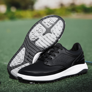 Chaussures de <span class=keywords><strong>golf</strong></span> imperméables pour hommes, logo personnalisé, légères, respirantes, en cuir microfibre, chaussures de <span class=keywords><strong>golf</strong></span> pour l'entraînement - Product Image 4