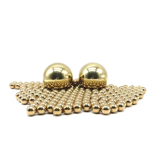 Billes en laiton massif de haute qualité allant de 0.5mm à 50mm avec traitement de galvanoplastie à filetage forable - Product Image 3