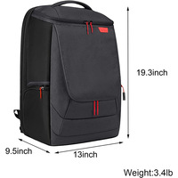 Sac à dos console personnalisé en polyester léger, résistant à l'eau et durable pour PS5 – Grande capacité, étui de voyage avec fermeture éclair pour console Sony