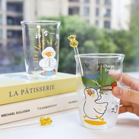 Verre à bière Bobo mignon de dessin animé, résistant aux hautes températures, sans poignée, sans couvercle, pour jeunes, usage domestique, individuel