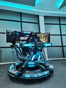 Новые тенденции 9D VR Cinema 2-Player кресло с вращением на 360 градусов 9D VR игровой автомат для общественного использования в помещении металлический материал - Product Image 4