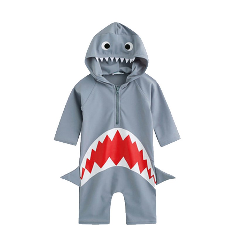 Пляжные банные Детские купальники, купальный костюм с длинными рукавами с короткими рукавами стильная футболка с изображением персонажей видеоигр Цельный купальник с шапочка для плавания